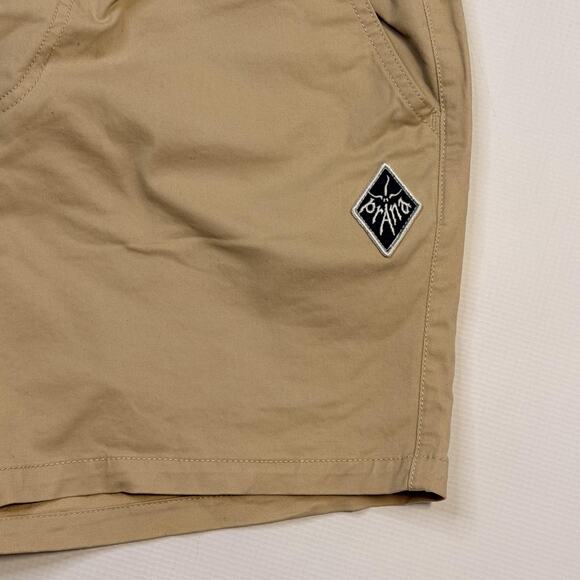 prAna Shorts Mens XS Khaki Mojave Short 5 Inseam Organic Cotton Stretch 1972481 - Picture 2 of 13